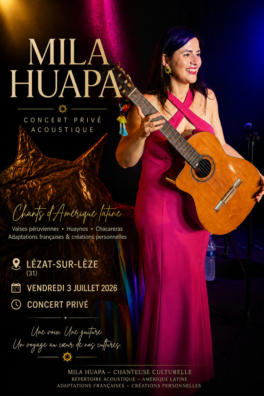 Mila Huapa concert privé Toulouse